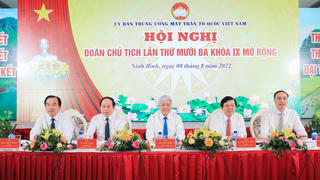 Khai mạc Hội nghị Đoàn Chủ tịch UBTƯ MTTQ Việt Nam lần thứ mười ba, khóa IX mở rộng