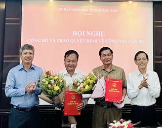 Ông Nguyễn Hồng Quang được bổ nhiệm làm Trưởng BQL các Khu Kinh tế và khu công nghiệp Quảng Nam