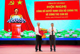 Ông Nguyễn Hồ Hải làm Bí thư Tỉnh uỷ Cà Mau