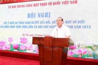 Lan tỏa tinh thần tham gia sửa đổi Hiến pháp tới hội viên, đoàn viên và toàn thể nhân dân