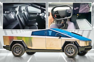 Lộ hình ảnh bên trong của chiếc Tesla Cybertruck trị giá 32.000 bảng Anh