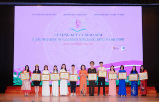 Trao giải Cuộc thi 'Tuổi trẻ học tập và làm theo tư tưởng, đạo đức, phong cách Hồ Chí Minh'