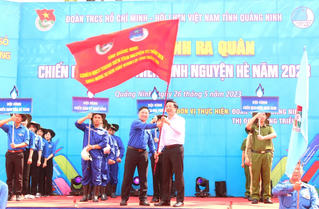 Quảng Ninh: 5 nhóm chỉ tiêu trong Chiến dịch Thanh niên tình nguyện hè năm 2023
