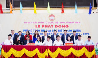 Hà Tĩnh: Phát động đợt thi đua đặc biệt chào mừng Đại hội MTTQ Việt Nam lần thứ X