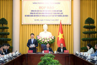 Công bố Lệnh của Chủ tịch nước về Luật Ban hành văn bản quy phạm pháp luật