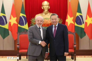 Tổng Bí thư Tô Lâm tiếp Tổng thống Brazil Luiz Inácio Lula da Silva