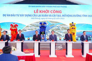Hải Phòng: Khởi công xây dựng cầu, nâng cấp đường hơn 1.300 tỷ kết nối với Quảng Ninh