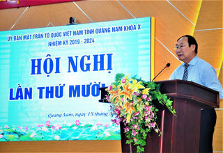 300 đại biểu tham dự Đại hội Mặt trận tỉnh Quảng Nam lần  XI