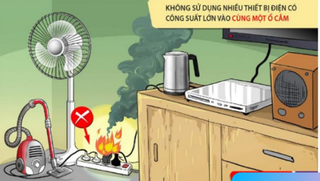 Hướng dẫn kỹ năng xử lý đám cháy thiết bị điện trong hộ gia đình