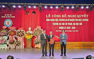 Trường Đại học Sư phạm Huế có Hiệu trưởng và Phó Hiệu trưởng