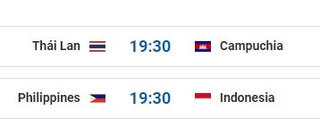 Lịch thi đấu AFF Cup 2022 ngày 2/1: Thái Lan chắc suất đi tiếp?