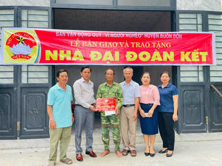 Buôn Đôn (Đắk Lắk): Phấn đấu xây 15 nhà Đại đoàn kết cho người nghèo