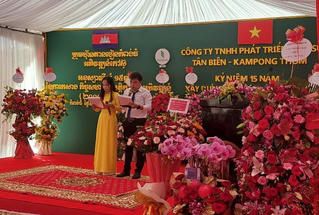 15 năm thành lập Công ty TNHH Phát triển cao su Tân Biên- Kampong Thom