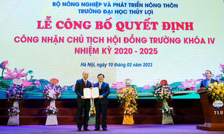 Trường Đại học Thủy lợi có tân Chủ tịch Hội đồng trường
