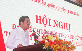 Lâm Đồng: Trưởng Ban Nội chính Trung ương Phan Đình Trạc tiếp xúc cử tri tại Đà Lạt