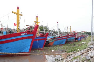Nam Định: Toàn bộ 1.710 tàu thuyền đánh cá đã vào bờ tránh trú