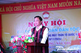 Quảng Nam: Chủ tịch Mặt trận tỉnh chung vui Ngày hội Đại đoàn kết toàn dân tộc tại thôn Pà Ong