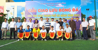 Đà Nẵng: Khai mạc Giải giao lưu bóng đá các tôn giáo năm 2023