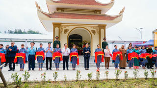 Lào Cai: Khánh thành Nhà bia tưởng niệm 49 chiến sĩ Trung đoàn 148