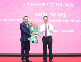 Tân Phó Bí thư Thành ủy Hà Nội Trần Sỹ Thanh hứa làm tròn bổn phận
