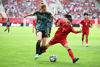 Giao hữu tuyển nữ Việt Nam - tuyển nữ Đức (1-2): Chạy đà cho World Cup