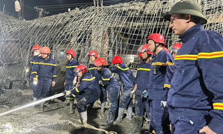 Sập giàn giáo khiến 1 người thiệt mạng