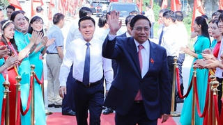 Thủ tướng Phạm Minh Chính  dự lễ kỷ niệm 60 năm thành lập Trường THPT Cẩm Thủy I 