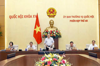 Khai mạc phiên họp thứ 48 của Ủy ban Thường vụ Quốc hội