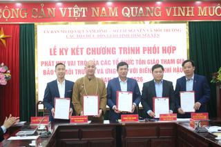 Mặt trận Thái Nguyên phối hợp với các tổ chức tôn giáo bảo vệ môi trường 