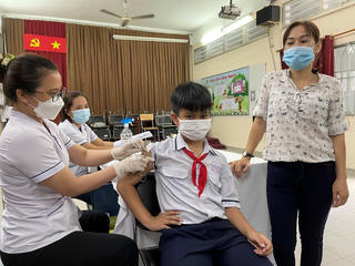 TP HCM: Hơn 7.000 trẻ em tiêm vaccine Covid-19 trong dịp nghỉ lễ Quốc khánh 2/9