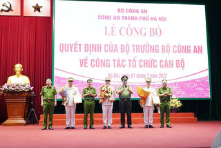 Công an TP Hà Nội có thêm 3 Phó Giám đốc