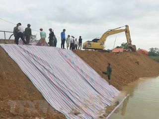 Tăng cường công tác quản lý đê điều và sẵn sàng hộ đê chống bão lũ 2023
