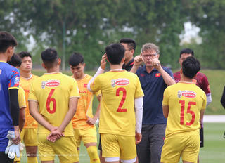 U23 Việt Nam trở lại tập luyện cho trận cuối tại giải U23 Cup