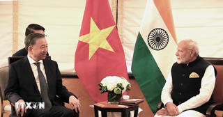 Tổng Bí thư, Chủ tịch nước Tô Lâm tiếp Thủ tướng Ấn Độ Narendra Modi