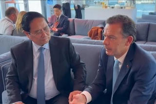 Thủ tướng Phạm Minh Chính gặp Thủ tướng Bồ Đào Nha Luis Montenegro