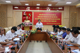Tỉnh ủy Quảng Ngãi: Triển khai, thực hiện nghiêm túc Nghị quyết Đại hội XIII