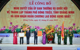 Quảng Ninh: Công bố thành lập TP Đông Triều