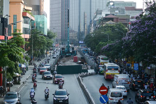 Công trình cầu vượt Chùa Bộc - Phạm Ngọc Thạch liệu kịp hoàn thành trong tháng 6?