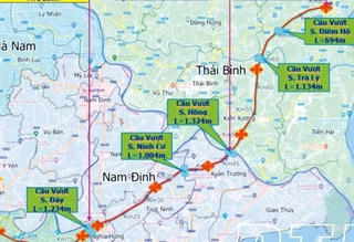 Cao tốc qua Nam Định - Thái Bình được thí điểm dùng cát biển đắp nền
