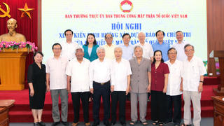 Nguyên lãnh đạo MTTQ Việt Nam góp ý xây dựng Báo cáo chính trị và sửa đổi Điều lệ MTTQ Việt Nam