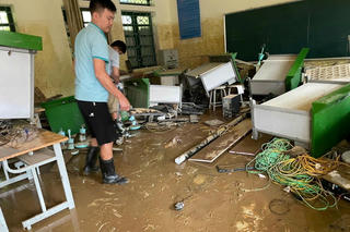 Điện Biên: Trường học vùng cao tan hoang sau lũ quét
