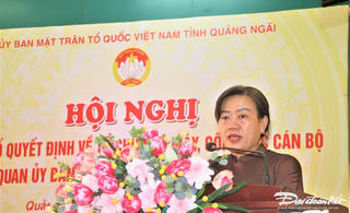 Công bố Quyết định thành lập và nhân sự lãnh đạo Ủy ban Mặt trận Tổ quốc Việt Nam tỉnh Quảng Ngãi