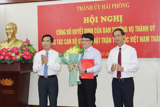 Ông Bùi Văn Bắc làm Phó Chủ tịch Ủy ban MTTQ Việt Nam TP Hải Phòng