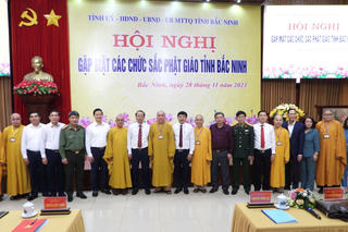 Bắc Ninh gặp mặt các chức sắc Phật giáo trong tỉnh