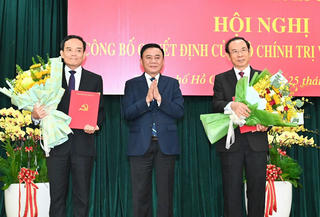 Ông Trần Lưu Quang giữ chức Bí thư Thành ủy TP Hồ Chí Minh
