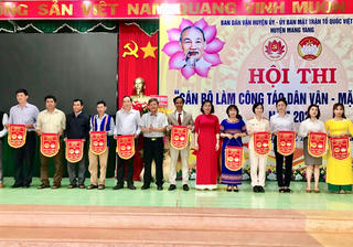 Gia Lai: Hội thi 'Cán bộ làm công tác Dân vận- Mặt trận giỏ' năm 2022