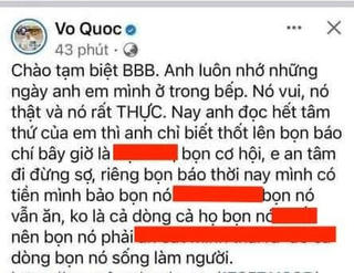 Cơ quan chức năng vào cuộc vụ tài khoản mạng xã hội 'Vo Quoc' xúc phạm báo chí