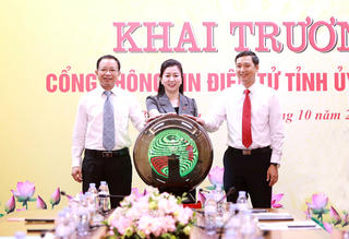 Khai trương Cổng Thông tin điện tử Tỉnh ủy Bắc Giang
