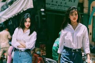 Tiểu Vy 'gây bão' trong bộ ảnh mang phong cách thập niên 90