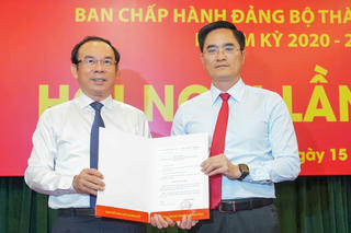 Ông Trần Quang Lâm, Giám đốc Sở Giao thông Công chánh tham gia Ban chấp hành Đảng bộ TP Hồ Chí Minh